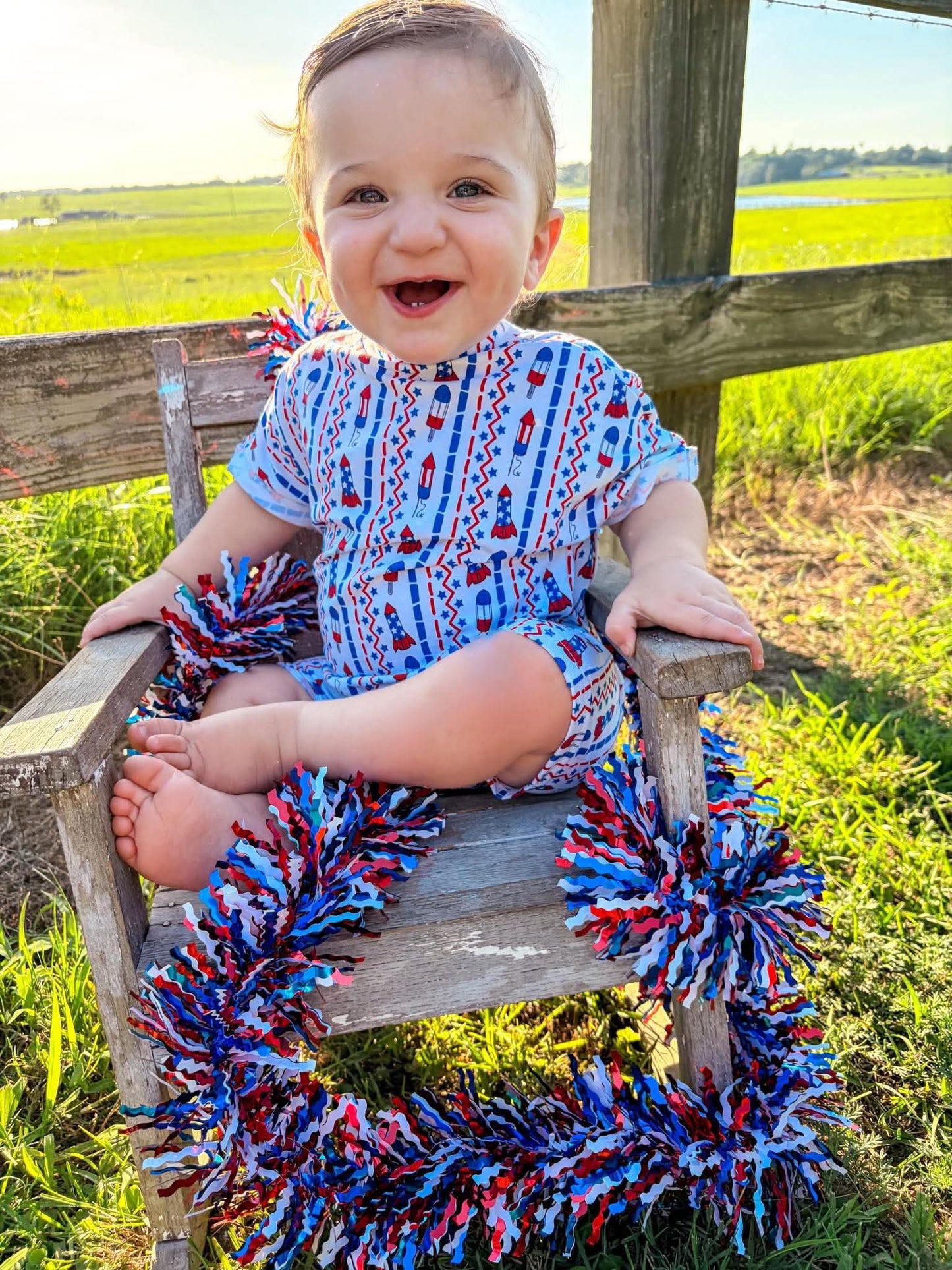 Red, White & Revved Up Romper