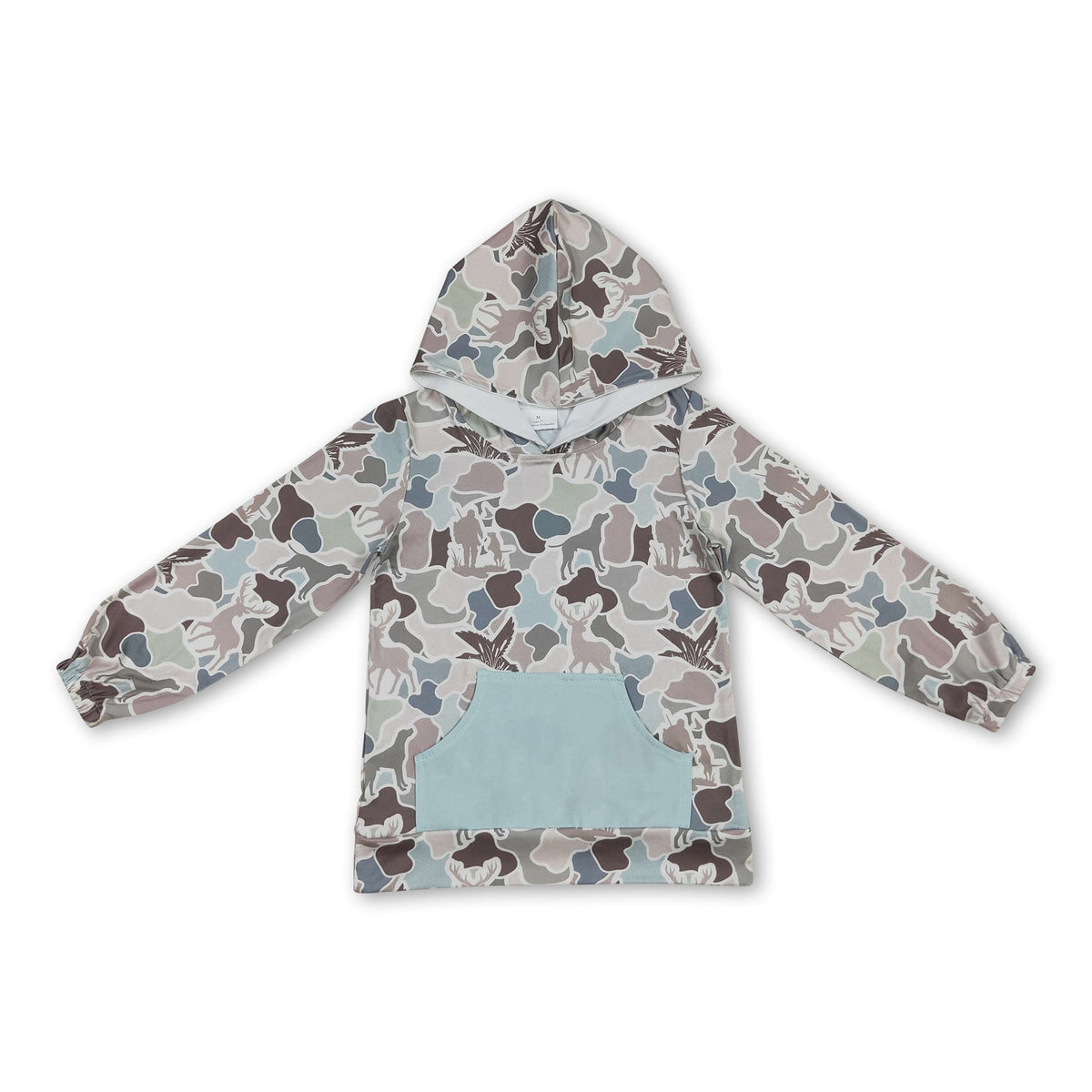 Long sleeves camo deer duck kids boys hoodie
