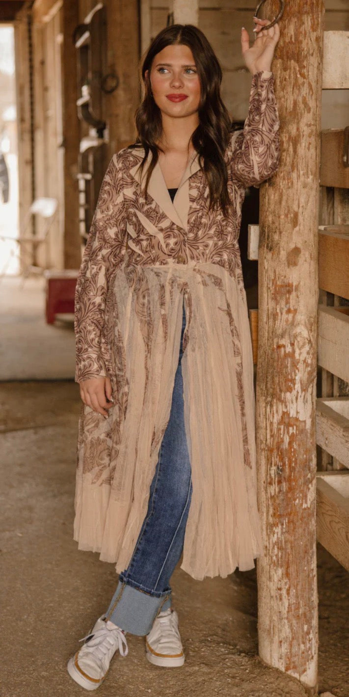 THE TOOLED LORETTA DUSTER