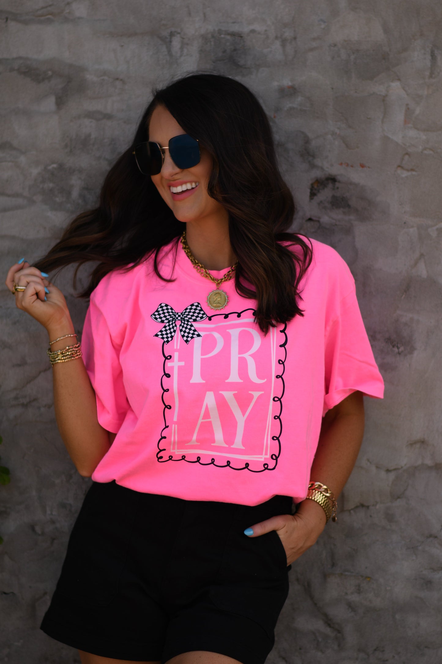 Pray Bow Tee