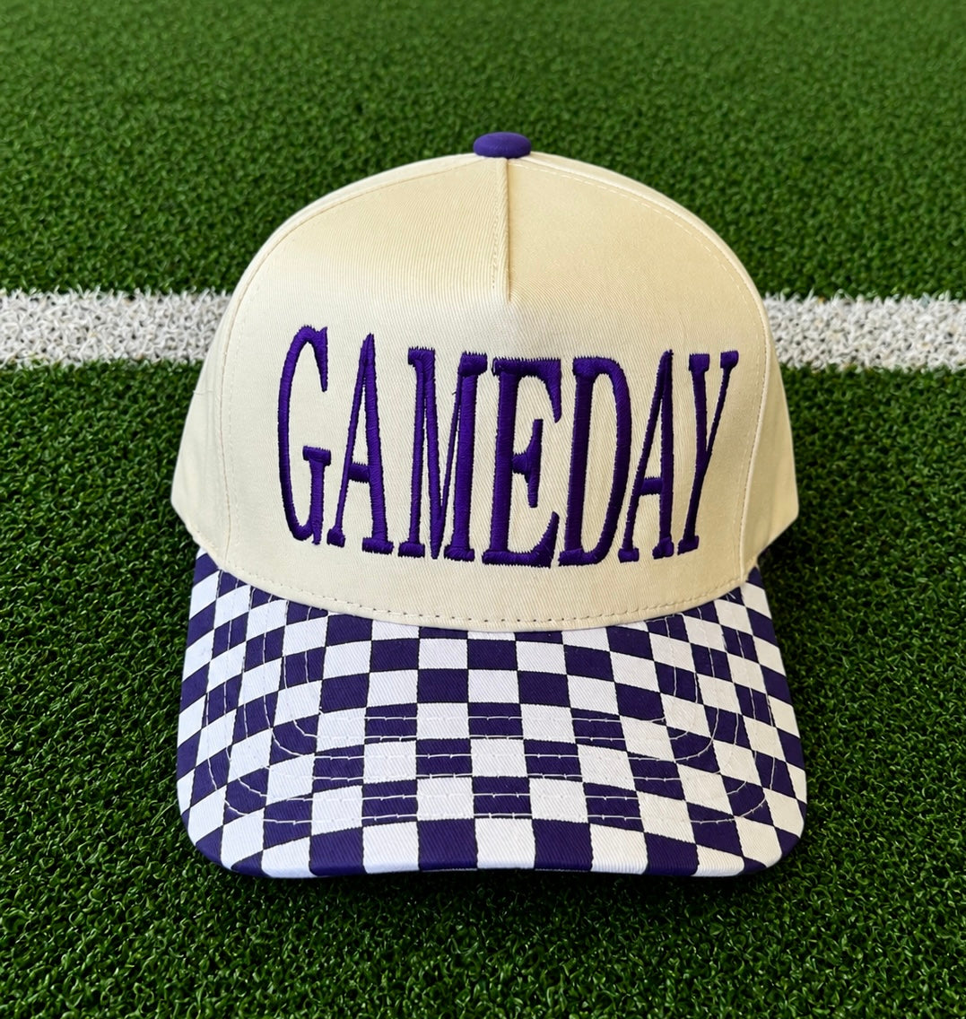 GAMEDAY Checkered Hat