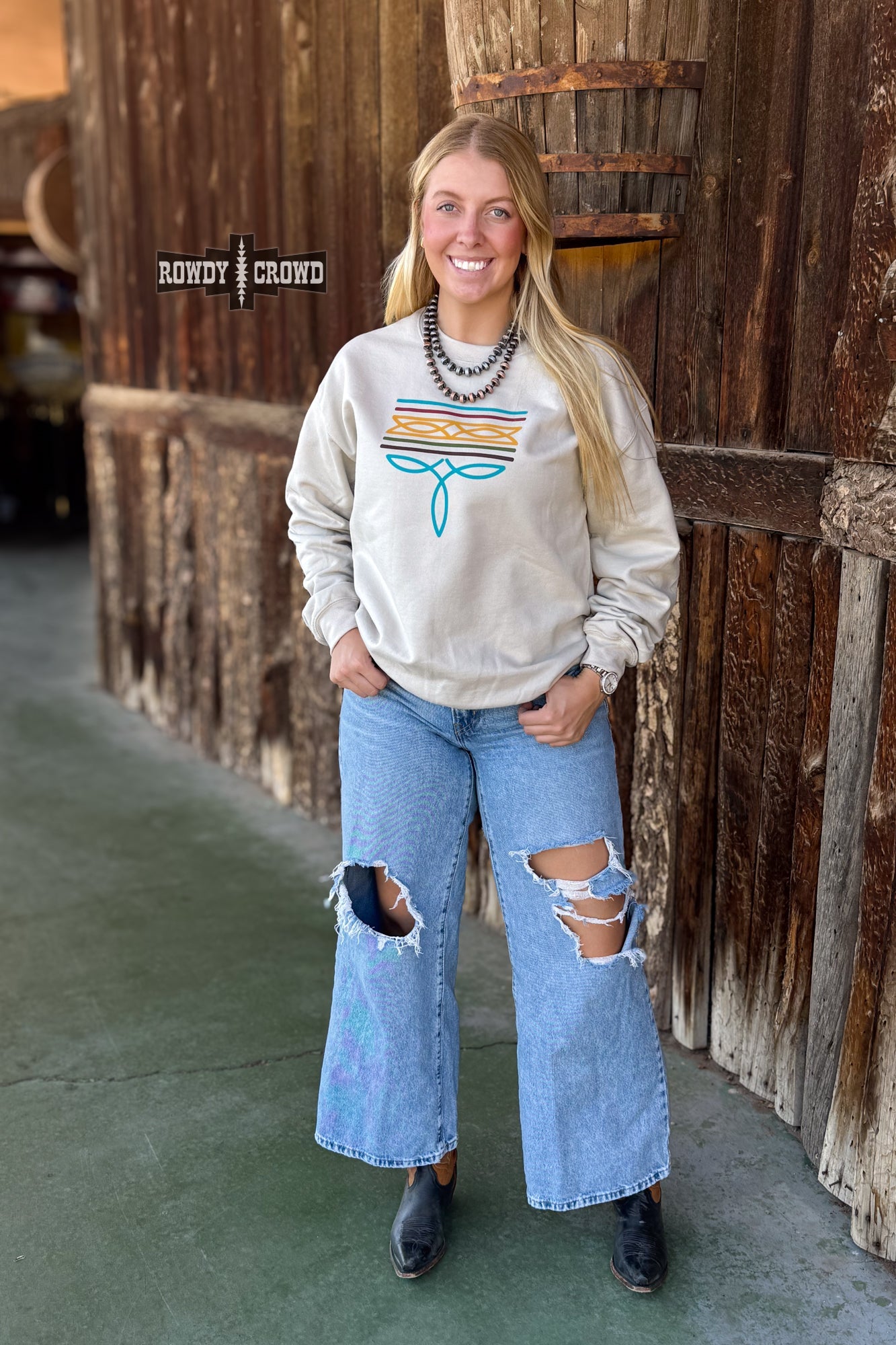 DS Bonfire Boot Stitch Sweater