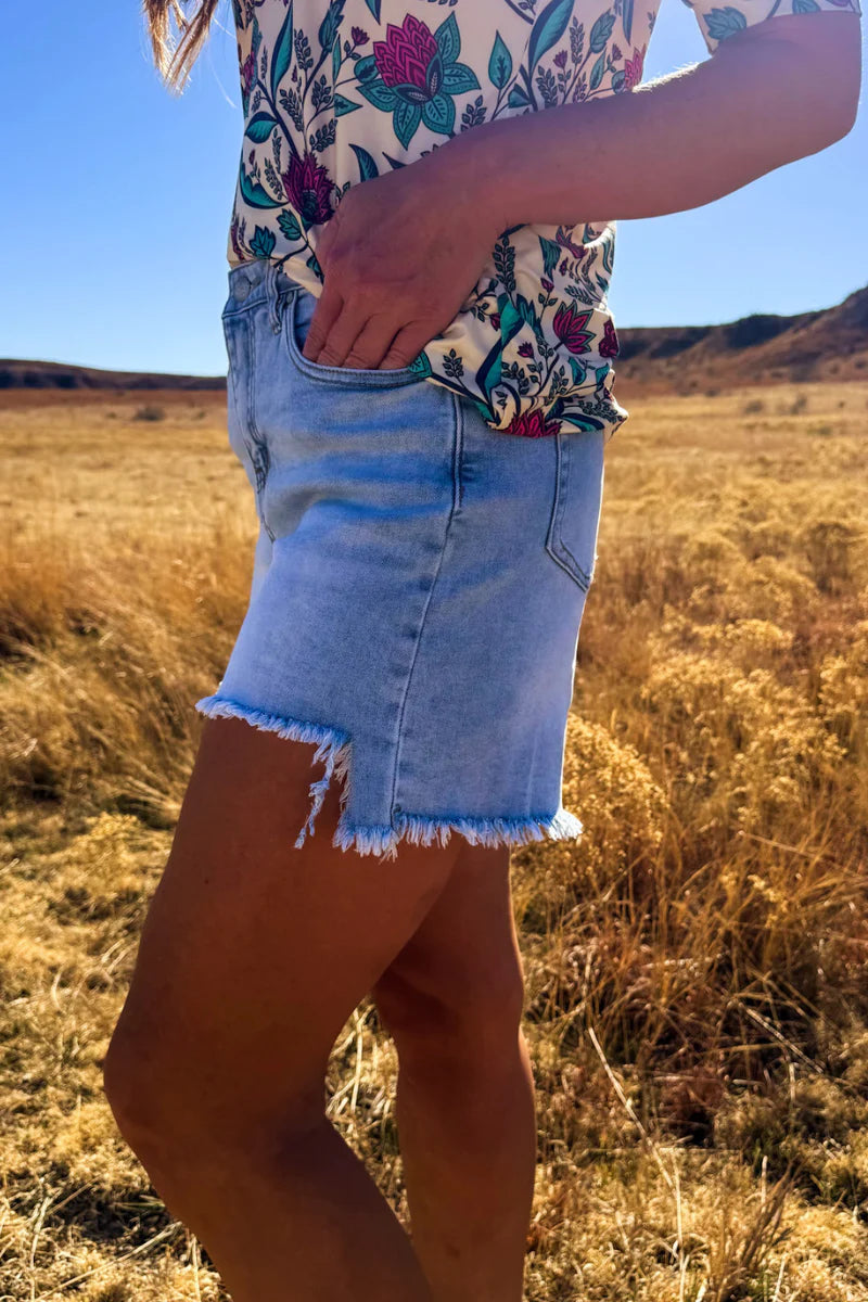 KREEK DENIM SHORTS