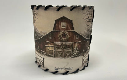 Winter Visitors Lampshade