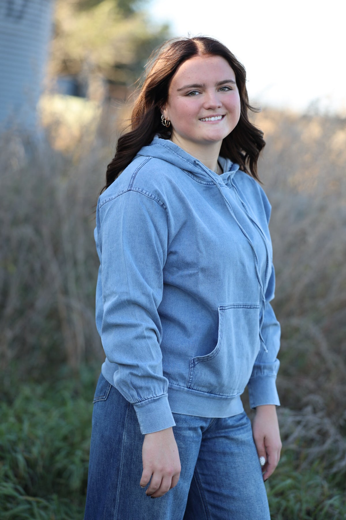 DENIM DARLING HOODIE