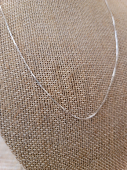 STERLING SILVER BOX CHAIN