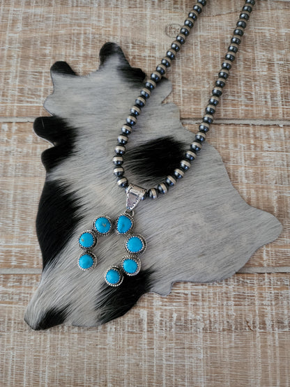 RITA DAWES TURQUOISE NAJA PENDANT