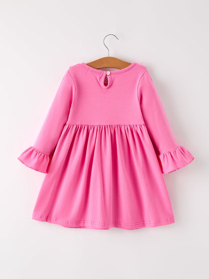 Fall Thanksgiving& Halloween "GOBBLE" Smock Embroidery Baby Girl Dress