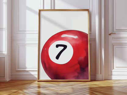 Lucky No. 7 Print