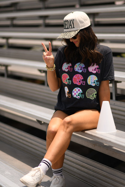 Neon Funky Helmets Tee