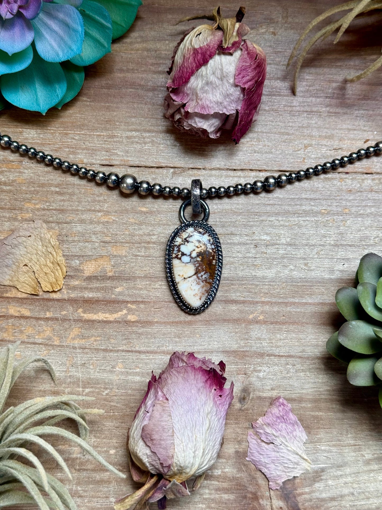 MJ Pendant - Wild Horse Sterling Silver