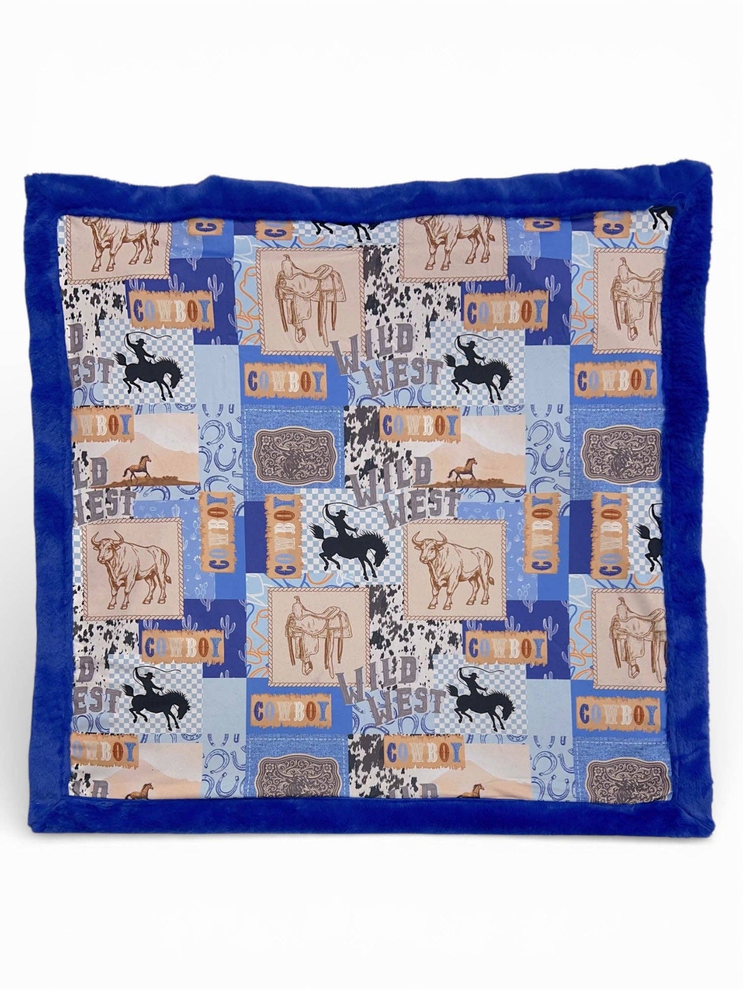32" x 32" Wild West Baby Blanket
