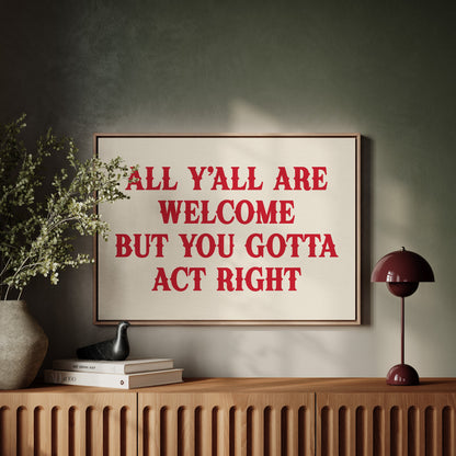 Act Right or Git