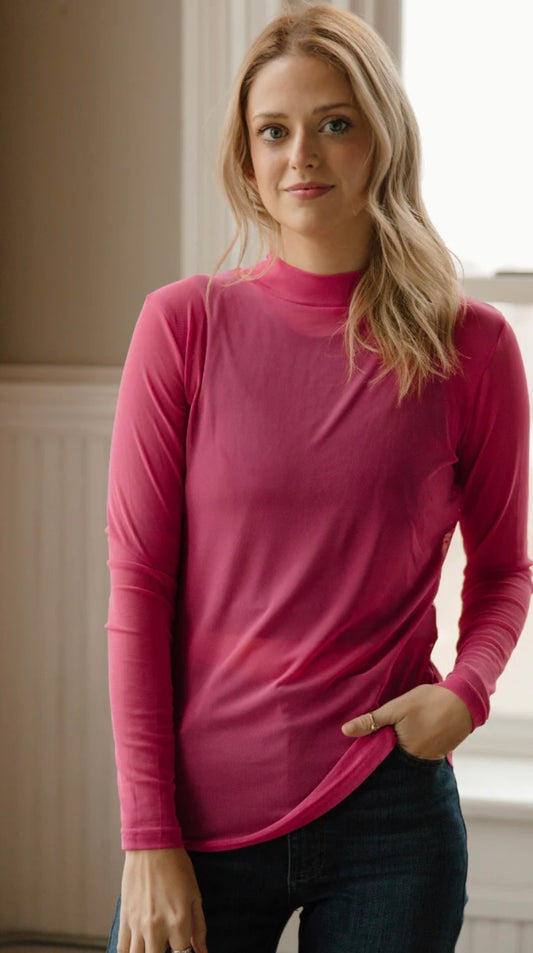 MESHED OUT PINK