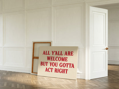Act Right or Git
