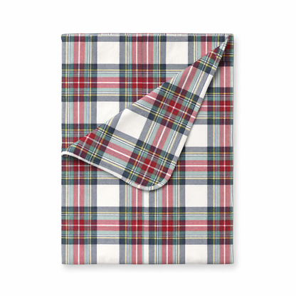Holiday Plaid Baby Christmas Stroller Blanket – Soft & Cozy