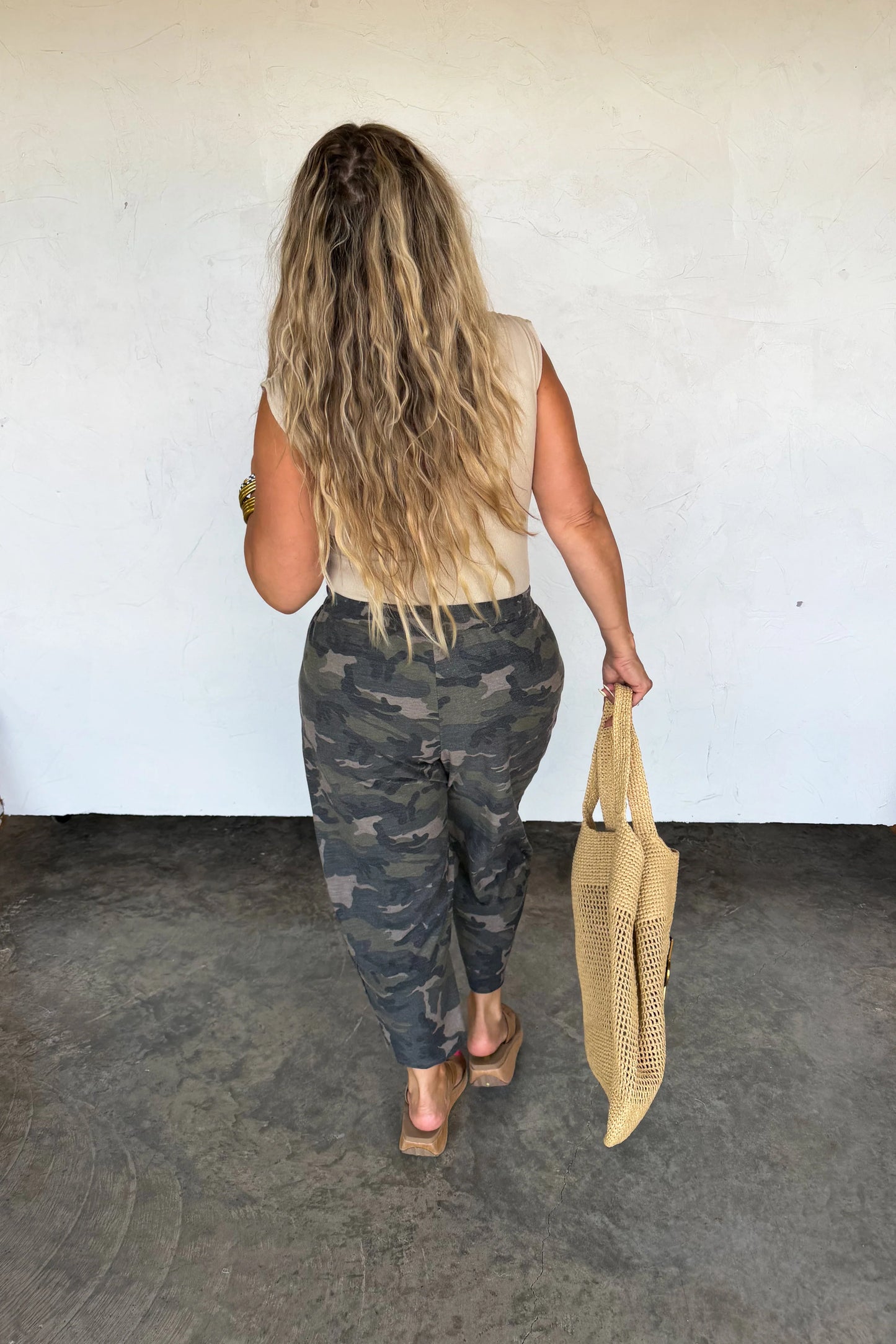 KEATON TERRY CAMO PANTS
