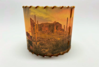 Desert Burros Lampshade 11-inch Medium