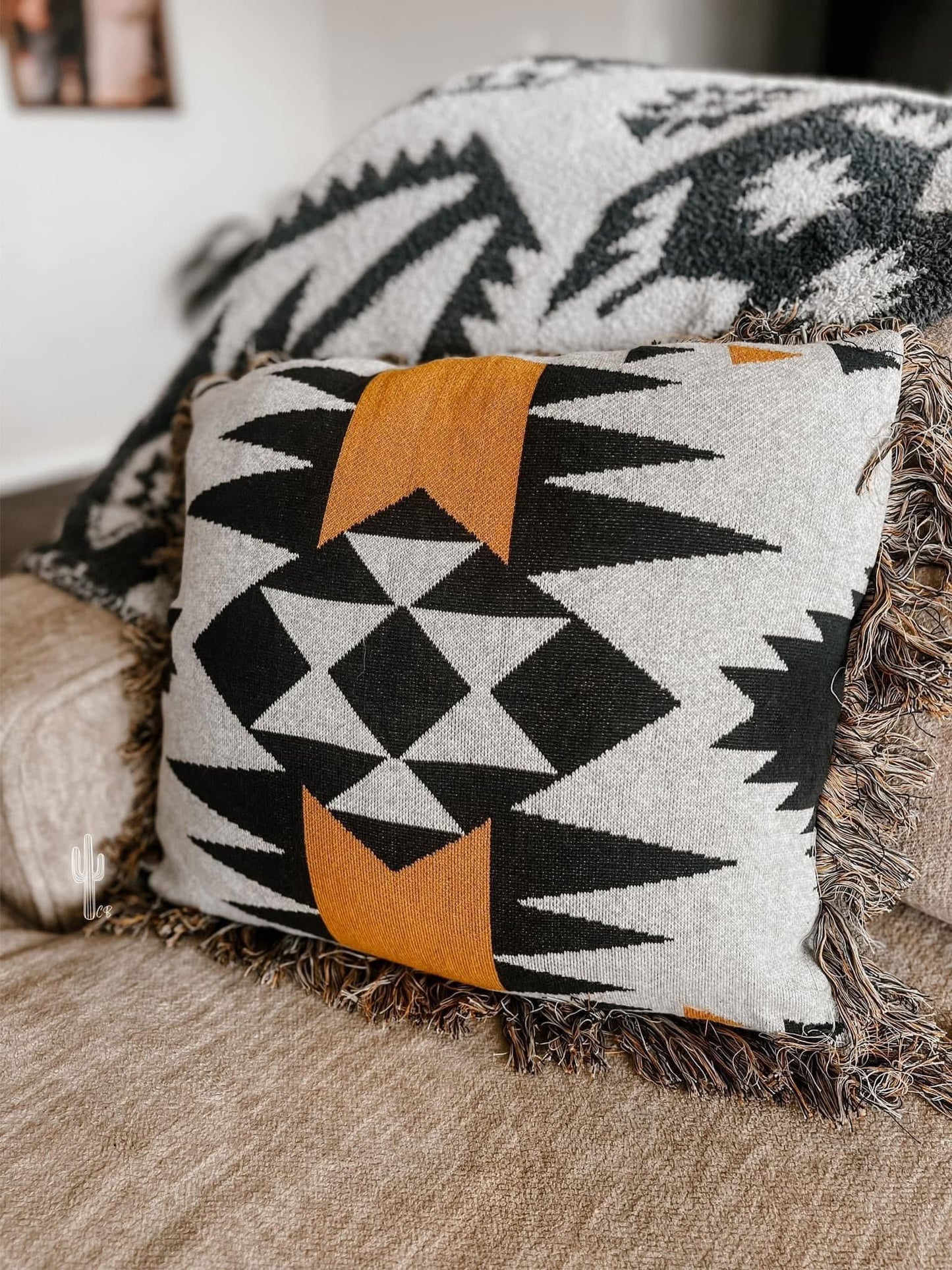 2 SOUTHWESTERN PILLOWS- 2 colors