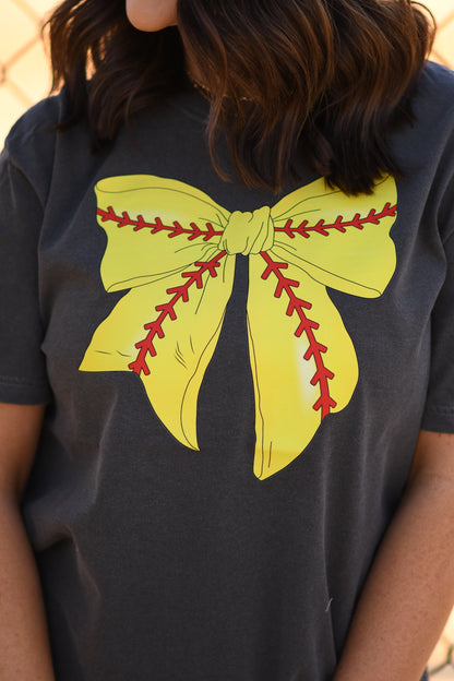 Softball Bow Tee
