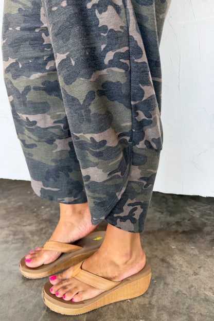 KEATON TERRY CAMO PANTS