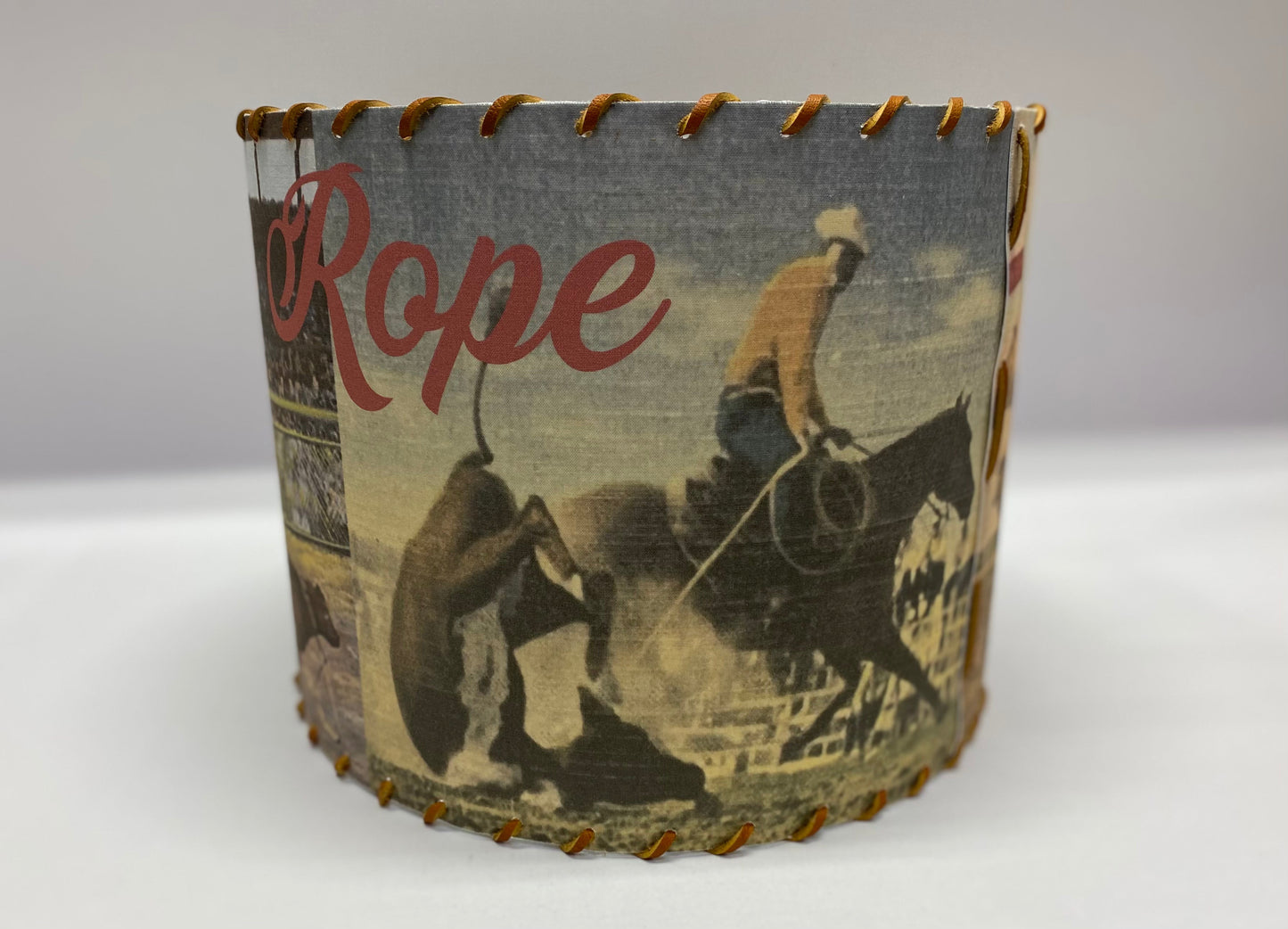 Let’s Rope Calf Roper Lampshade Small 8 inch
