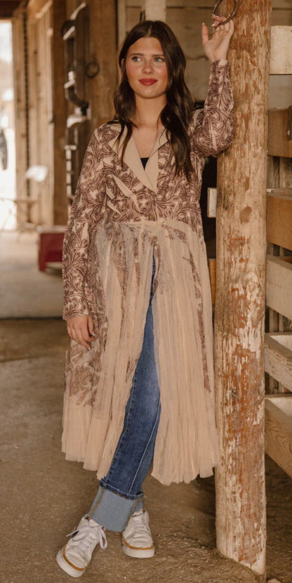 THE TOOLED LORETTA DUSTER