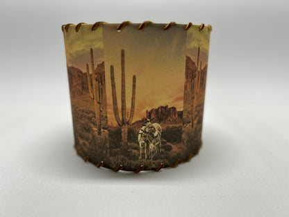 Desert Burros Lampshade 6-inch XSmall