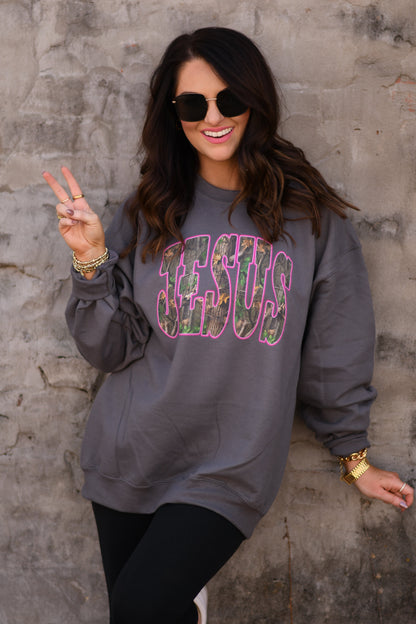 Jesus Camo Tee / Sweatshirt