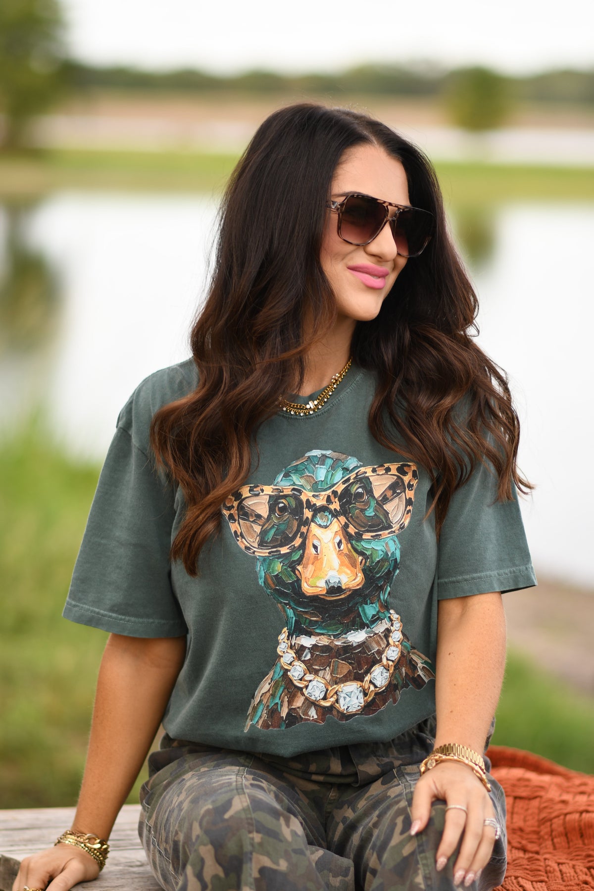 Boujee Duck In Glasses Tee/Long Sleeve