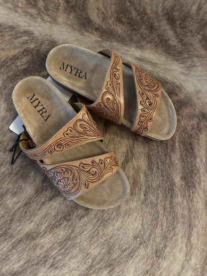 Westward Wind Sandals In Brown