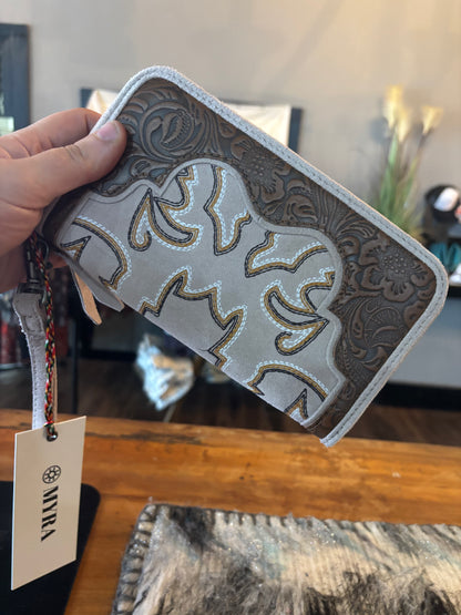 Electric Desert Wallet In Brown