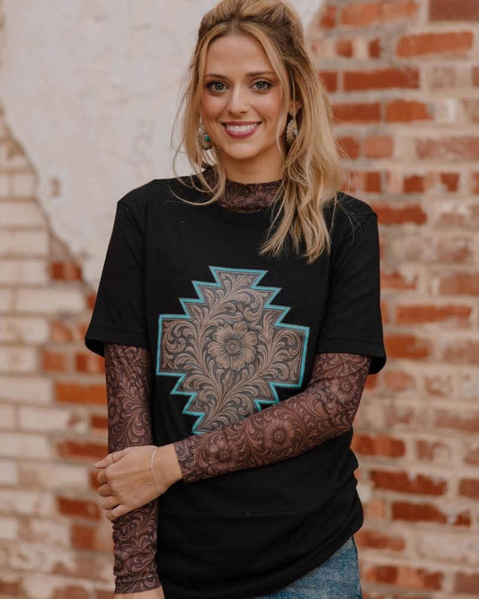 Bronzed Blossom Tee