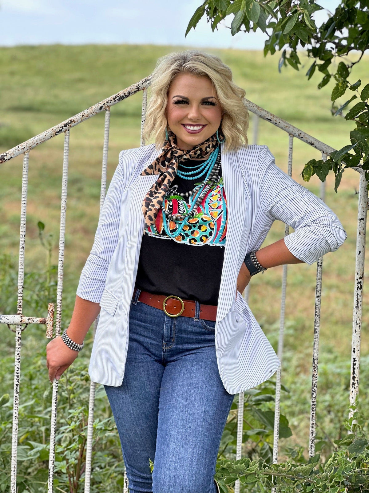 Callie Ann Stelter Trio of Pumpkins Tee