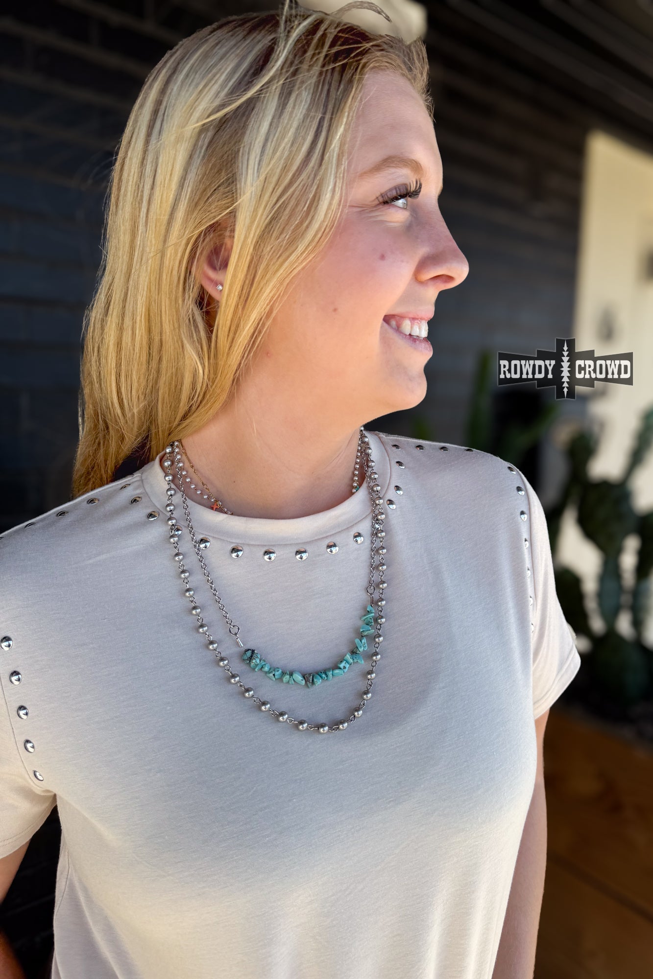 DS Turquoise Pearl Necklace