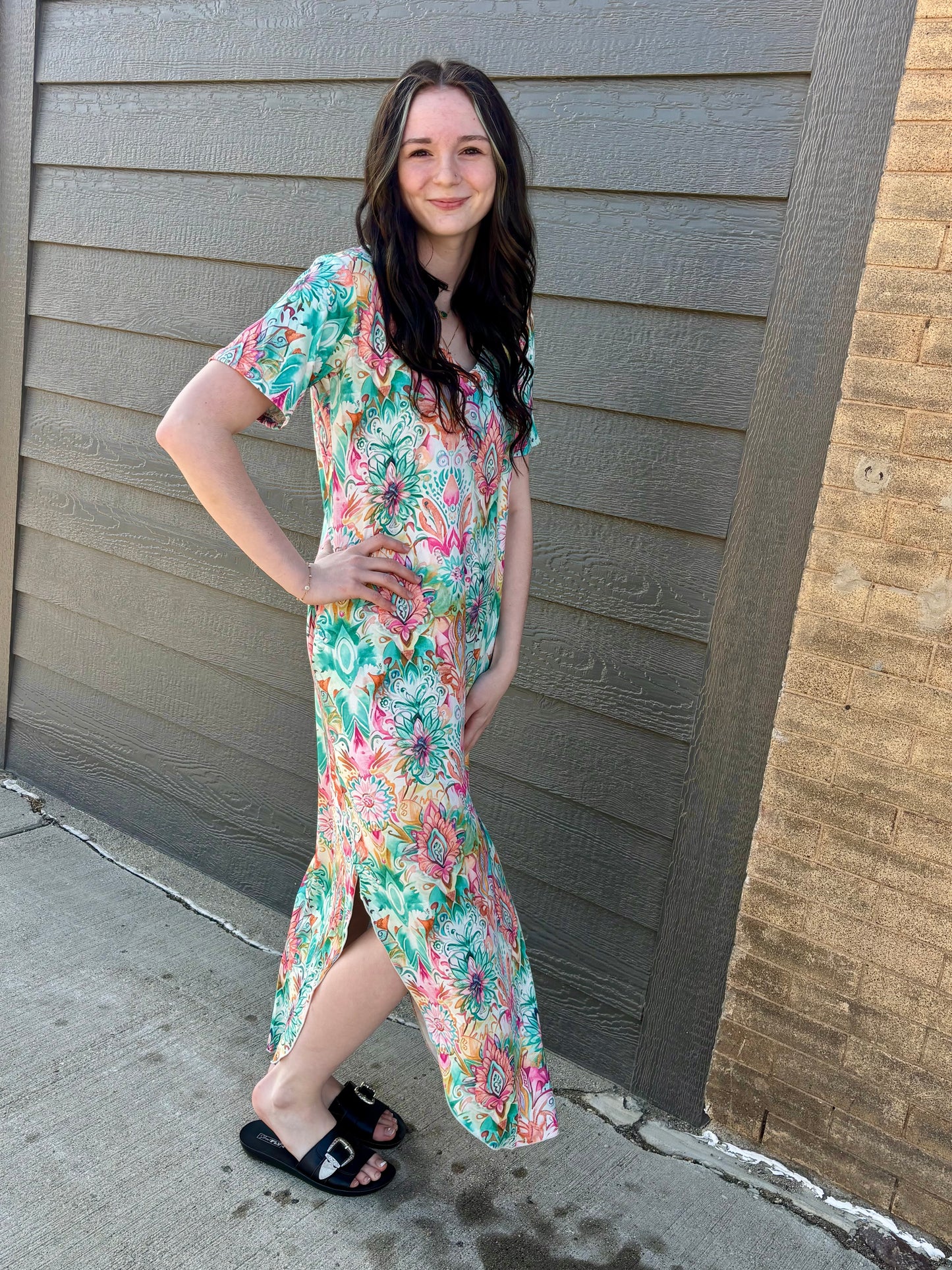 PINK SKIES MAXI DRESS