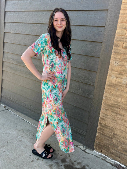 PINK SKIES MAXI DRESS