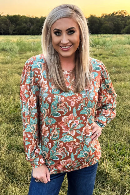 WILD PAISLEY TOP