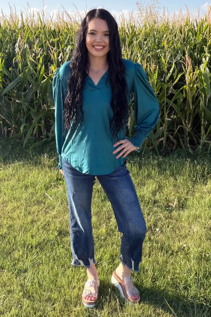 CANYON CALL TOP - TEAL