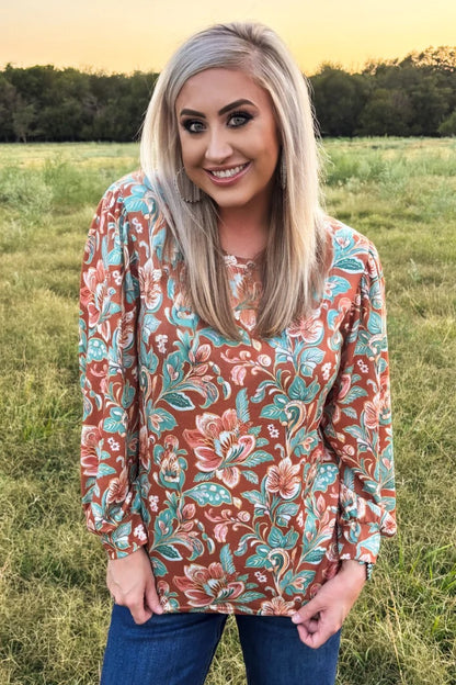 WILD PAISLEY TOP