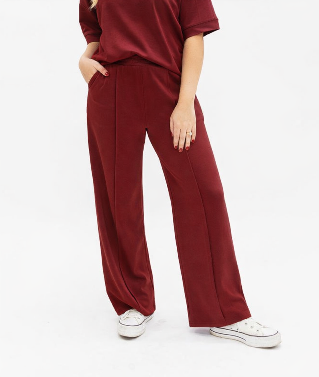 Butter Soft Pants, Maroon