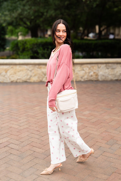The Crosby Ivory Bag
