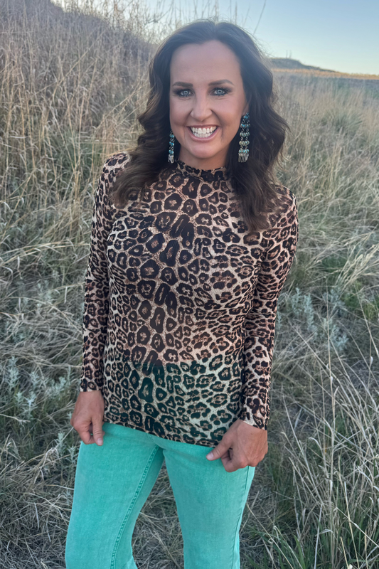 HEAR ME ROAR MESH TOP