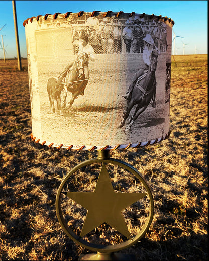 Team Roping Legend Lampshade Small