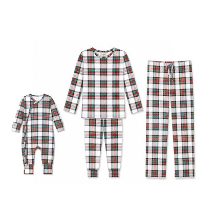 Christmas Plaid Family Matching Soft Bamboo Pajamas