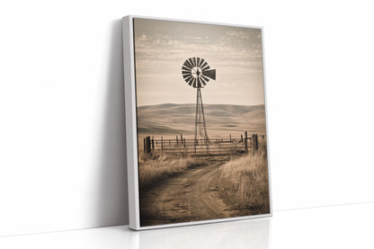 Windmill's Silent Vigil